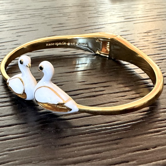 Kate Spade Hinged Gold Bangle - Picture 6 of 8